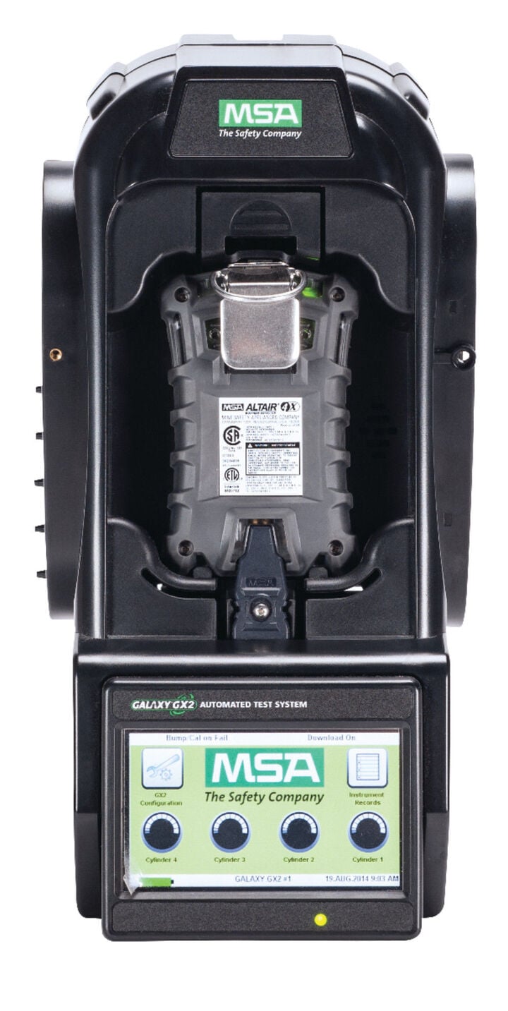 MSA Safety Works Galaxy GX2 ALTAIR Gas Detector 4/4X 1 Valve Charging NA Charger