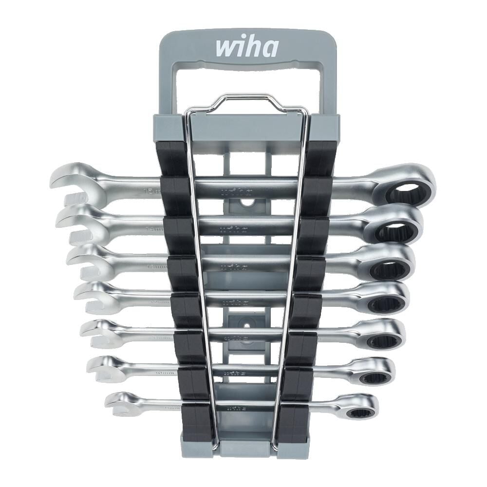 Wiha Combination Ratchet Wrench Set Metric 7pc, large image number 1