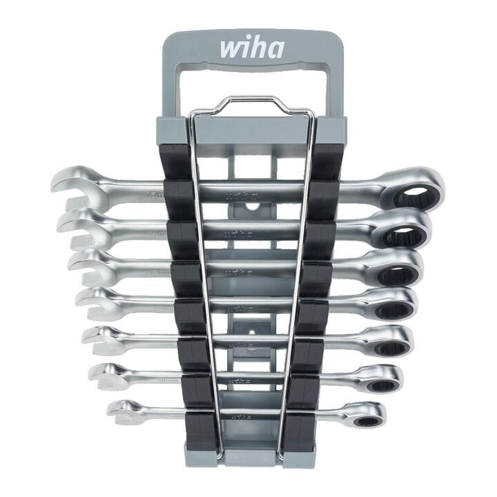 Wiha Combination Ratchet Wrench Set Metric 7pc