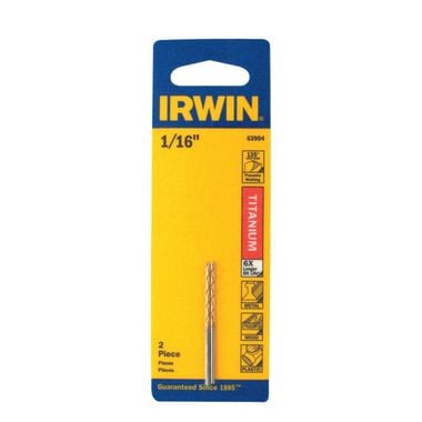Irwin 1/16 In. Titanium Jobber Length Bit, large image number 0