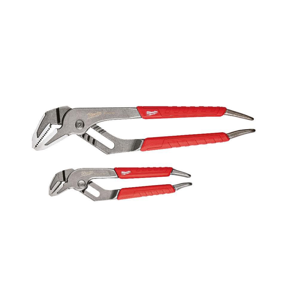 Milwaukee 6 in. and 10 in. Straight Jaw Pliers Set - 48-22-6330