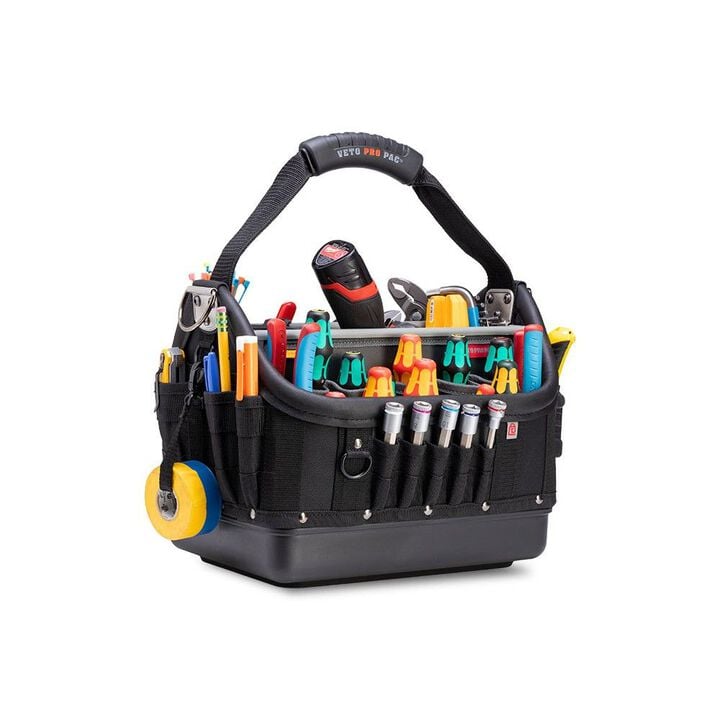 Veto Pro Pac Black Large Capacity Wide Open Tote with Removable Panels, large image number 4