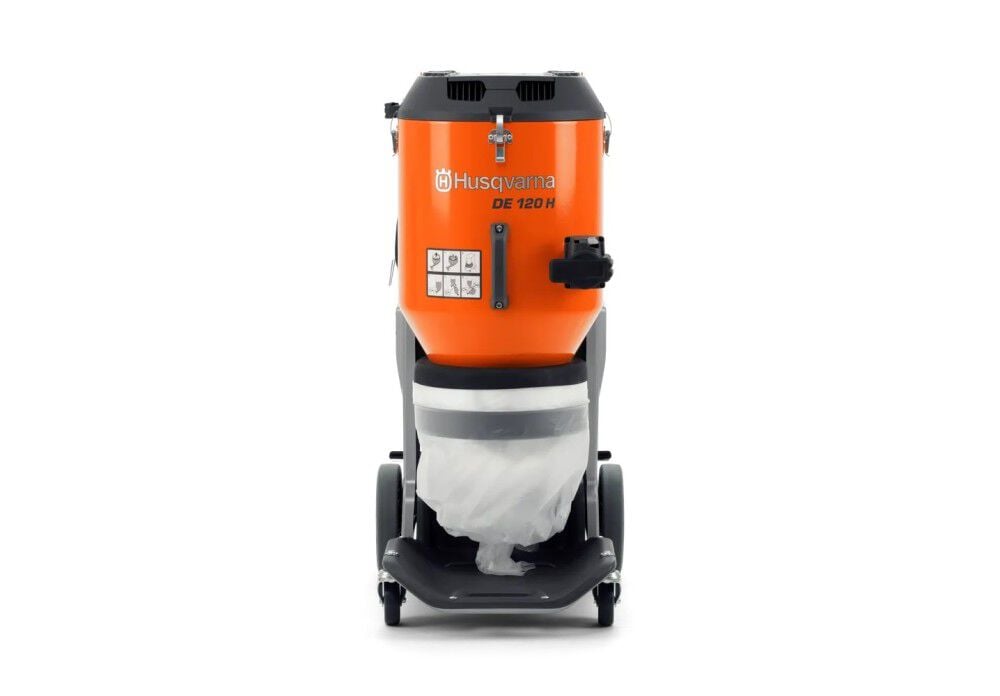 Husqvarna Construction DE 120 SH 3HP 120V 241 CFM Electric HEPA Dust Extractor Reconditioned, large image number 4