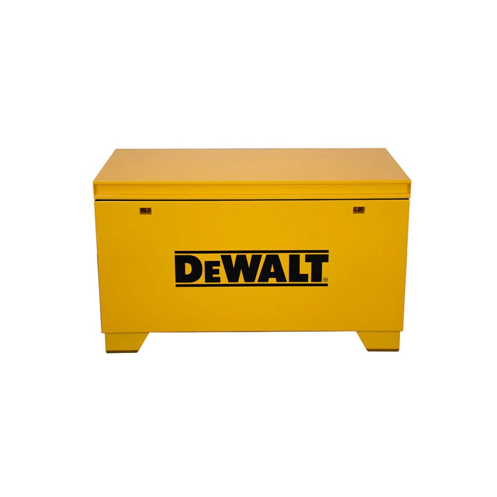 DEWALT 36 Inch Yellow Heavy Duty Steel Jobsite Box DWXJSB36Y DEWALT 36 Inch Yellow Heavy Duty Steel Jobsite Box DWXJSB36Y