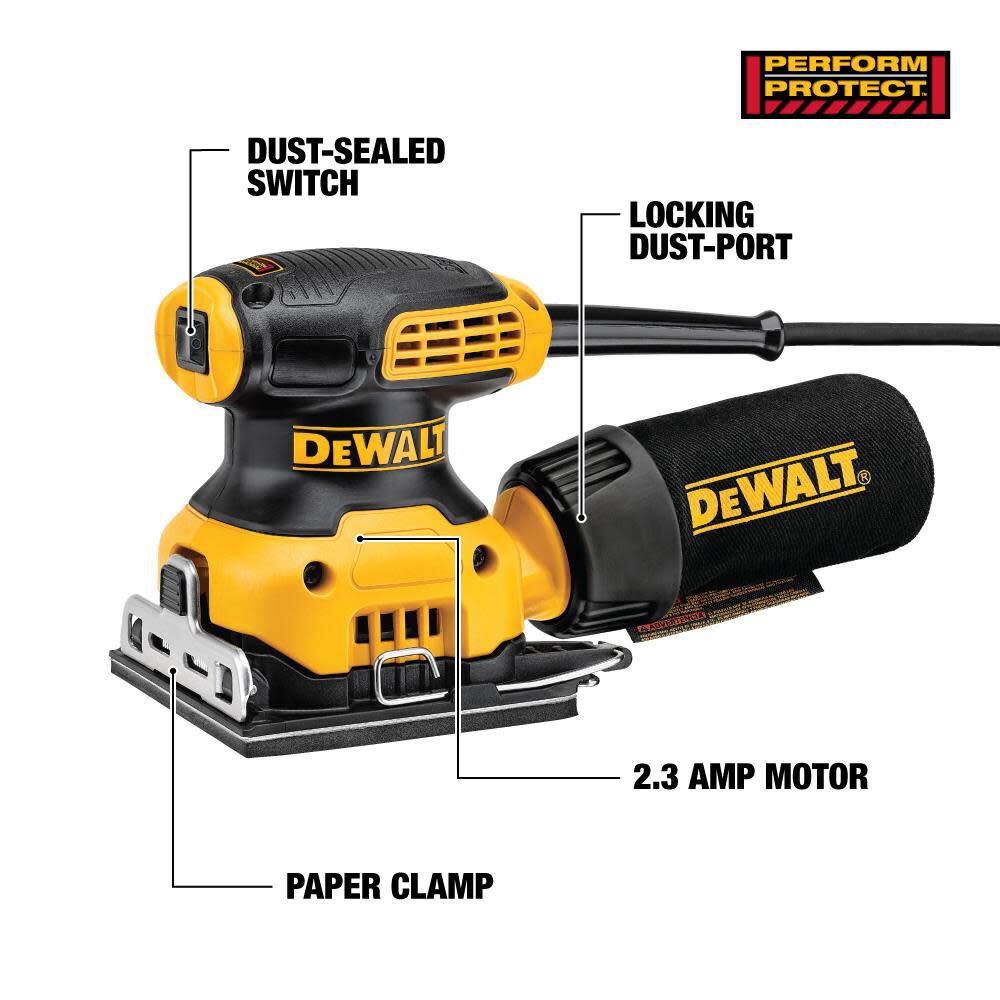 Da sander discount dewalt