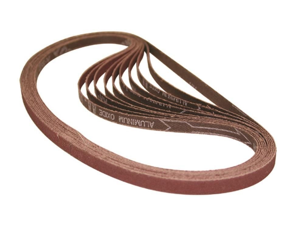 Makita 3/8 In. x 21 In. Abrasive Belt 120 Grit 10/pack, large image number 1