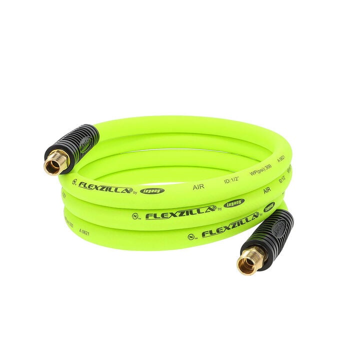 Flexzilla 1/2 Inch x 8ft ZillaGreen Whip Air Hose