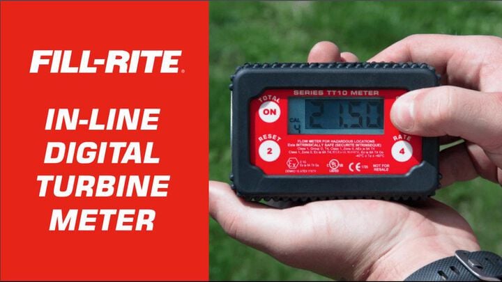 Fill-Rite In-Line Digital Turbine Meter 2 to 35 GPM, large image number 1