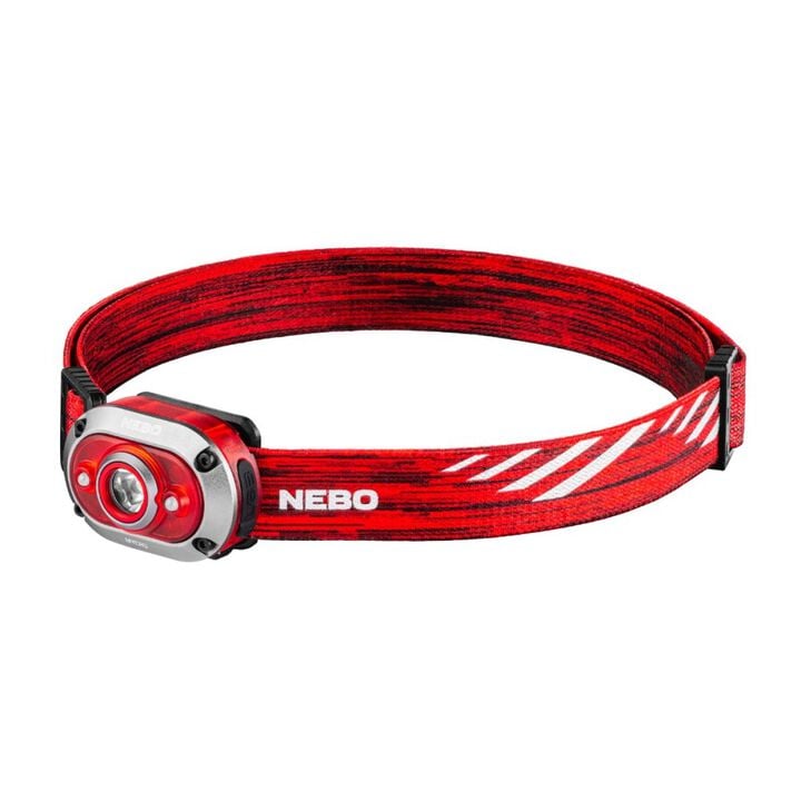 Nebo MYCRO 450 Lumens Light Rechargeable LED Headlamp Red