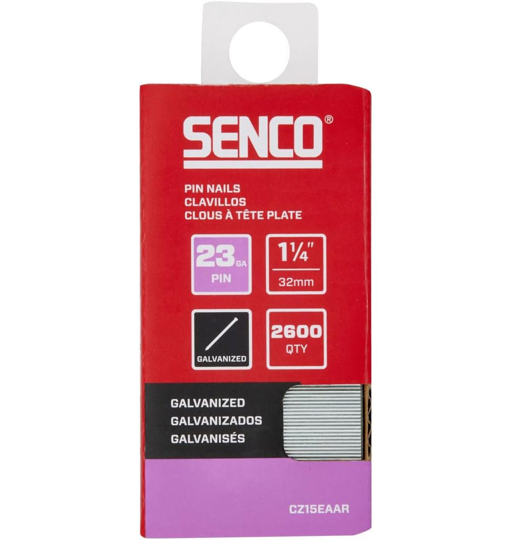 Senco 1-1/4 Inch 23 Gauge Diamond Point Straight Strip Micro Pins, large image number 2