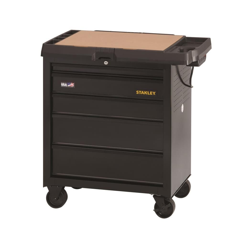 Stanley 31 in. W 100 Series 5-Drawer Mobile Workbench, large image number 3