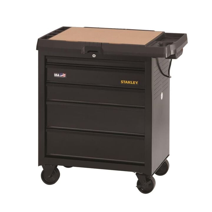 Stanley 31 in. W 100 Series 5-Drawer Mobile Workbench, large image number 2