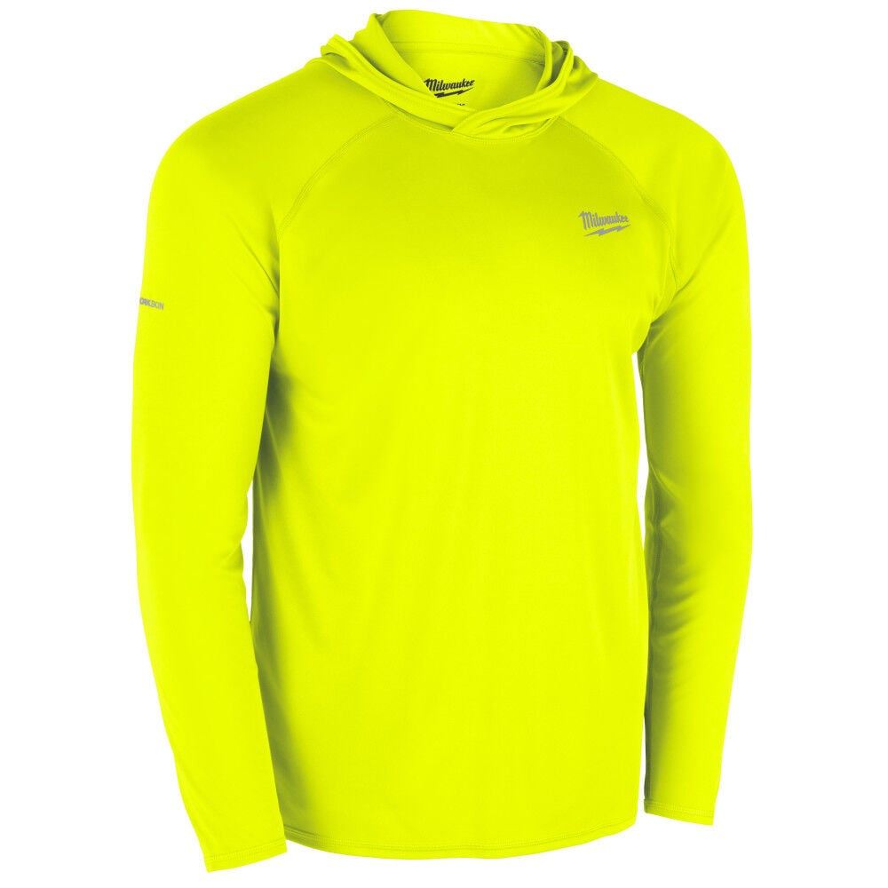 Milwaukee WORKSKIN Hooded Sun Shirt Yellow Size 2XL – M550Y-2X