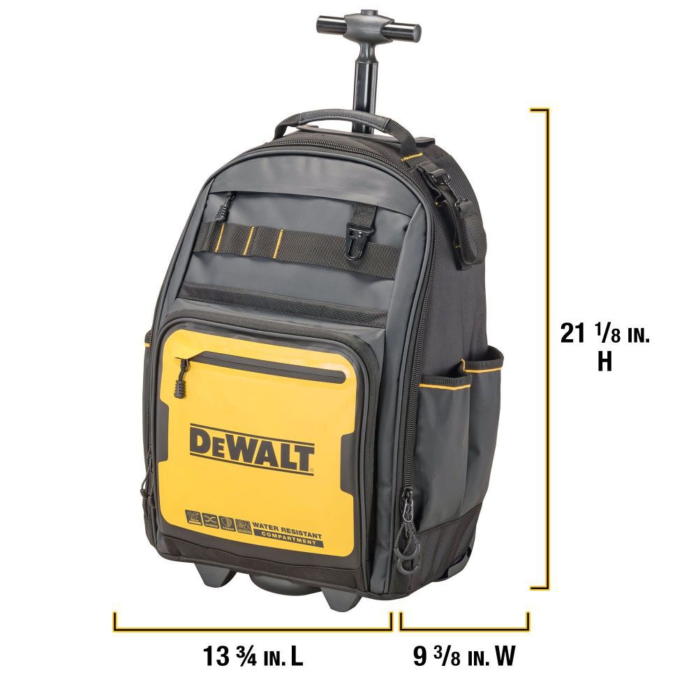 Dewalt case with shop wheels
