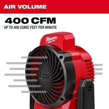Milwaukee M12 Mounting Fan with 2.0Ah Battery & Charger Starter Kit Bundle, large image number 3
