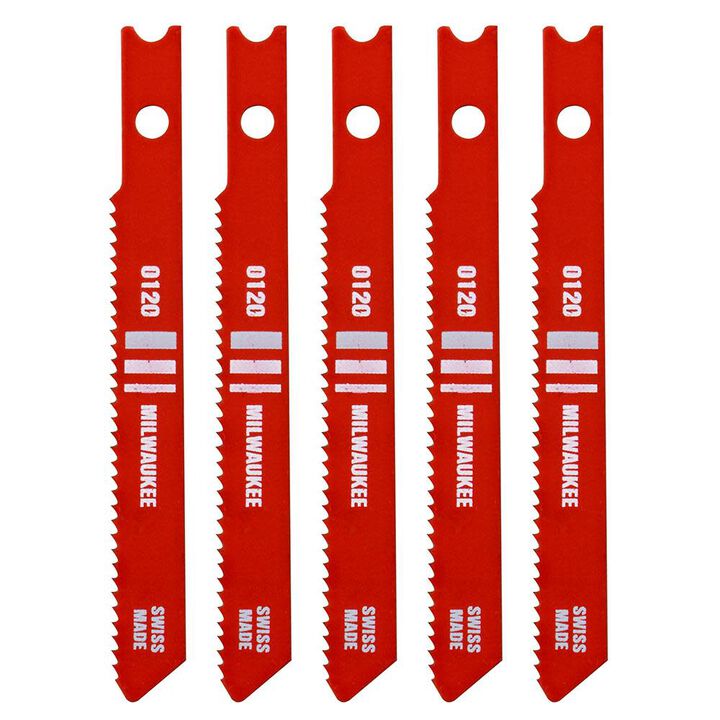 Milwaukee 2-3/4 in. 18 TPI High Speed Steel Jig Saw Blade 5PK, large image number 8
