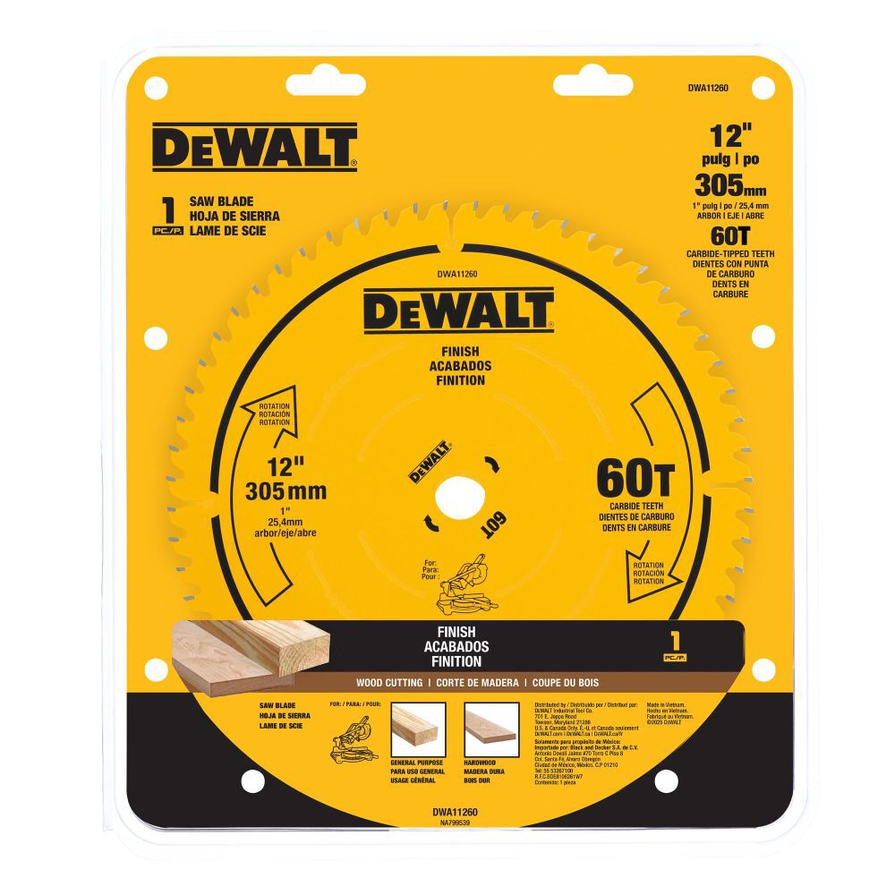 DEWALT Circular Saw Blade 12in 60T, large image number 6