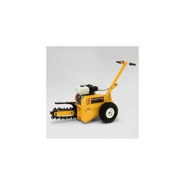 Ground Hog Mini Irrigation Trencher w/ Honda - 18in Bar