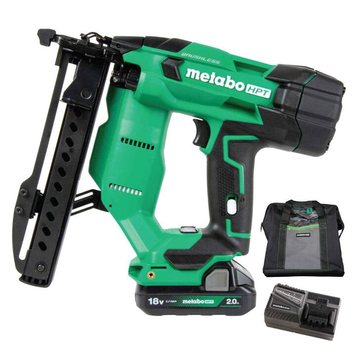 Metabo HPT 18V MultiVolt Brushless 18-Gauge 1/4 Inch Narrow Crown Stapler
