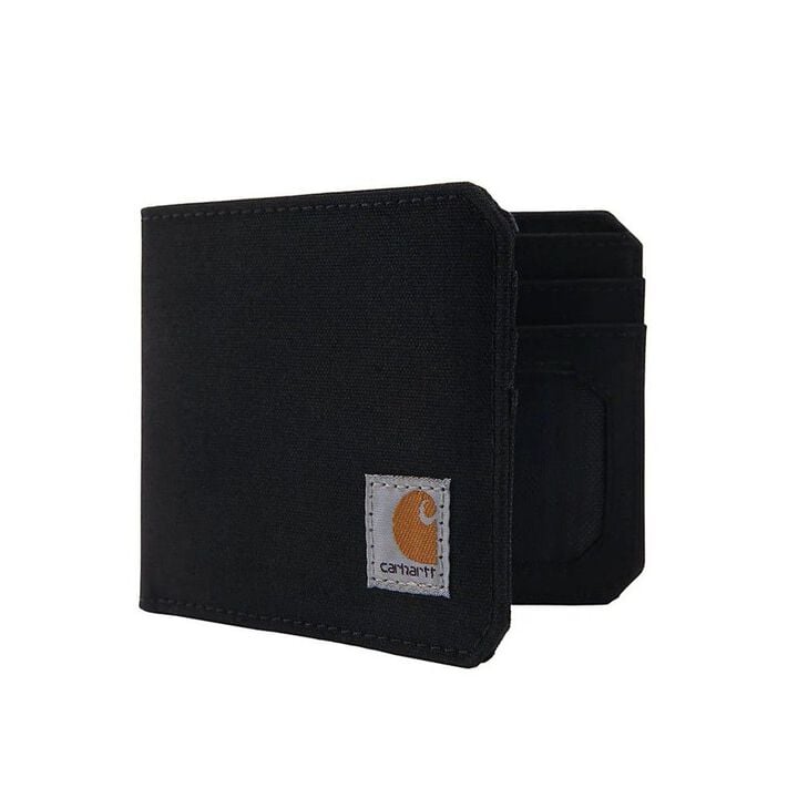 Carhartt Black 700D Nylon Duck Bifold Wallet, large image number 1
