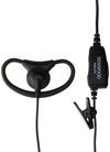 Kenwood D-ring earhanger with in-line PTT, small image number 1