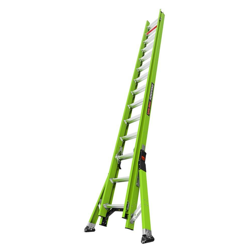 Little Giant Safety HyperLite SumoStance 28 ft Type IA Fiberglass Extension Ladder - 18828