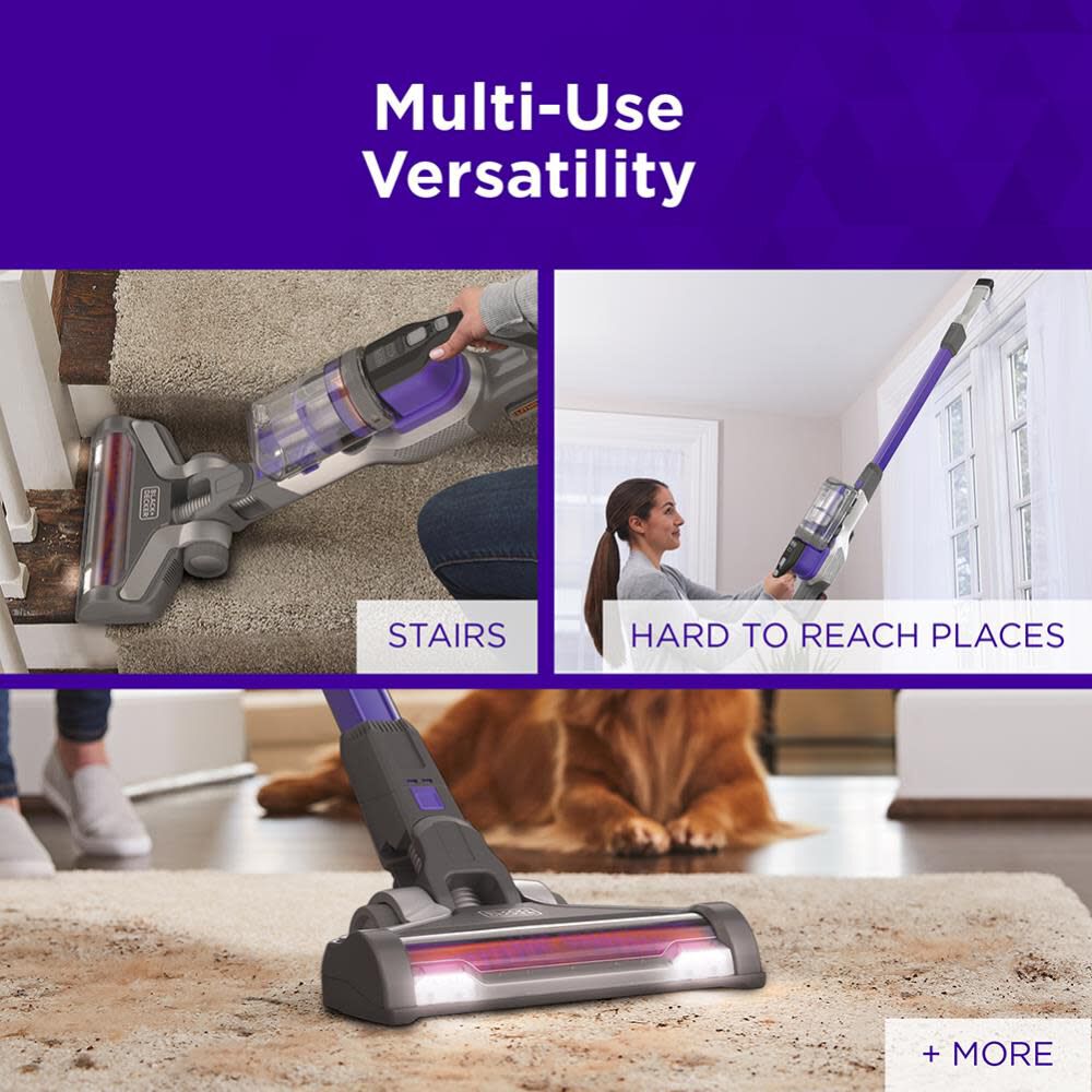 Black and Decker POWERSERIES Extreme 20V MAX Cordless Pet Stick Vacuum