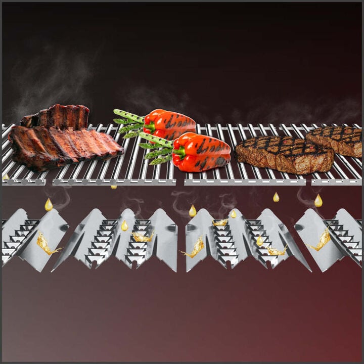 Broil King Baron 590 Pro Shadow 5-Burner Propane Gas Grill, large image number 6