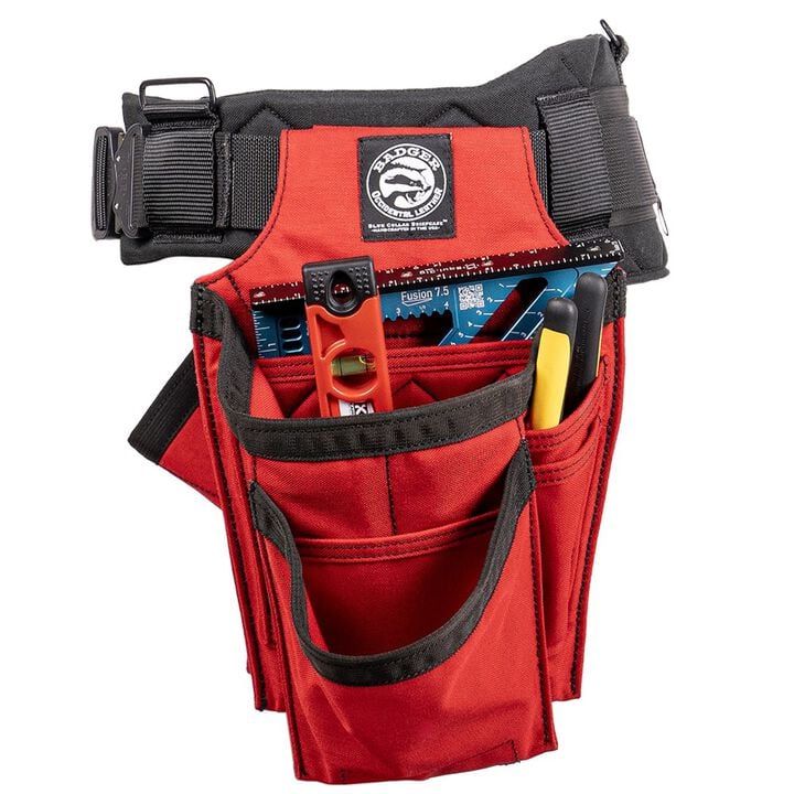 Badger Tool Belts Trimmer Set, Red, Small, large image number 2