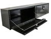 Buyers Products Company 16x13x72 Inch Gloss Black Diamond Tread Aluminum Topsider Truck Box, small image number 2
