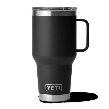 Yeti Black Rambler 30oz Travel Mug with Stronghold Lid, large image number 0