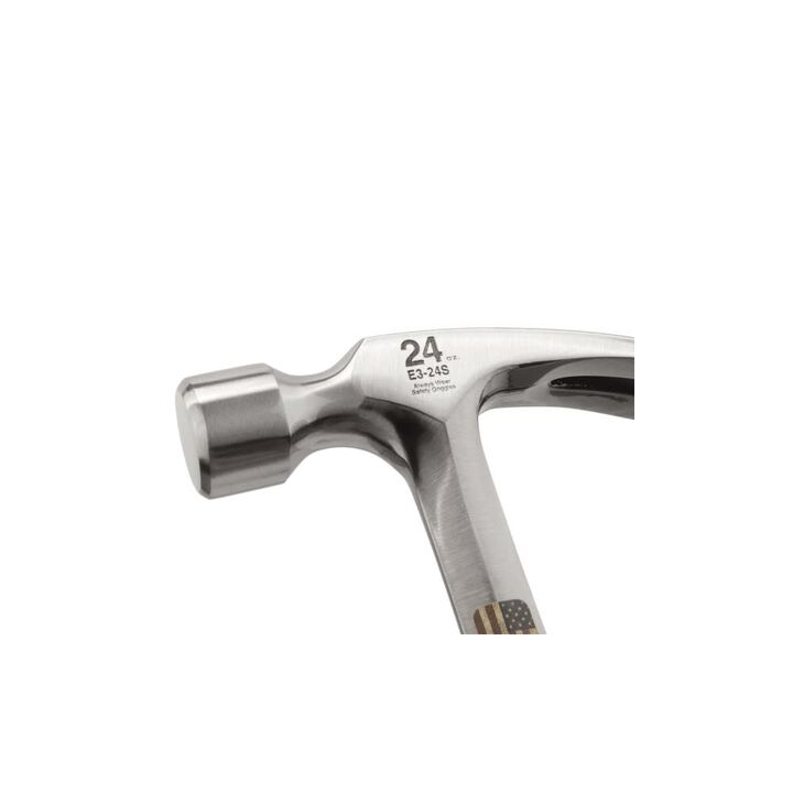 Estwing 24 Oz Solid Steel Smooth Framing Hammer, large image number 2