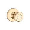 Kwikset Polished Brass Hall/Closet Tylo Passage Door Knob Set, small image number 3
