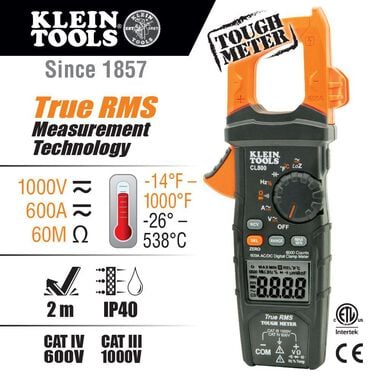 Klein Tools Digital Clamp Meter AC/DC Auto, large image number 1