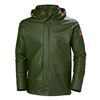Helly Hansen PU Gale Waterproof Rain Jacket Army Green 2X, small