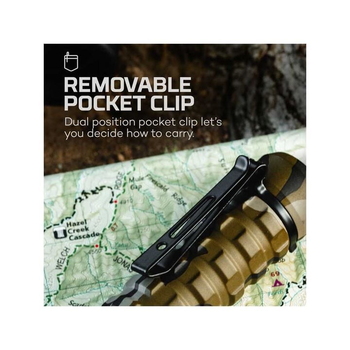 Nebo Torch 2000 Lumens Camo Rechargeable Battery Pocket Flashlight, large image number 6