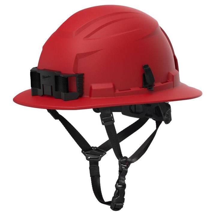 Milwaukee BOLT Full Brim Non-Vented Safety Helmet  Type 2, Class E, Red, large image number 0