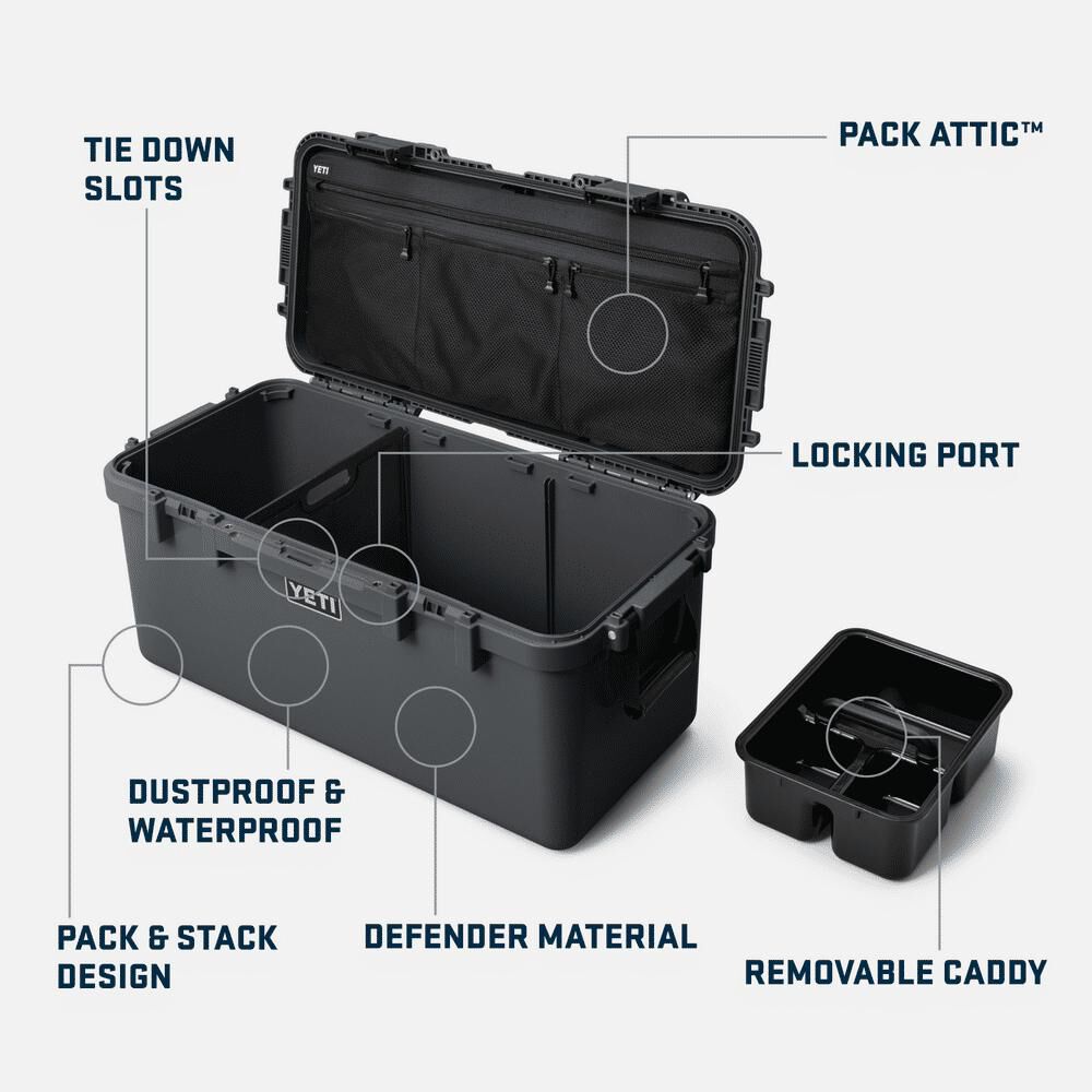 YETI Loadout GoBox 60 Gear Case Charcoal, large image number 12