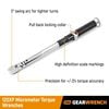GEARWRENCH 1/4 in Drive 120XP Micrometer Torque Wrench 30-200 in/Lbs, small