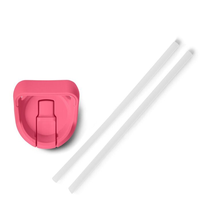 YETI Rambler Water Bottle Straw Cap Tropical Pink