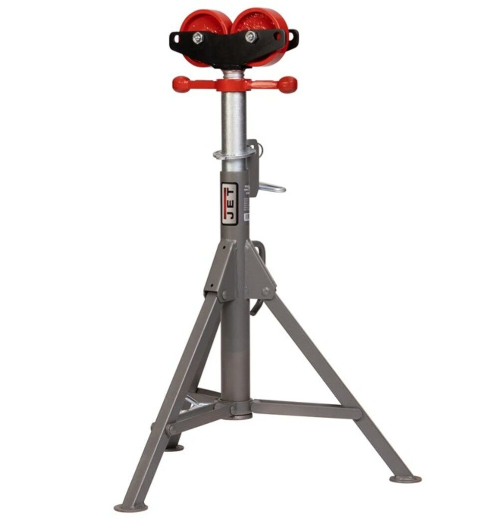 JET Folding Pipe Jack Stand with Steel Rollers – JT1-2404