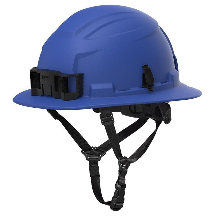 Milwaukee BOLT Full Brim Non-Vented Safety Helmet  Type 2, Class E Blue