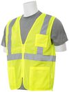 Delta Plus S363P Class 2 Mesh Hi Vis Lime Safety Vest with 4 Pockets, small image number 3