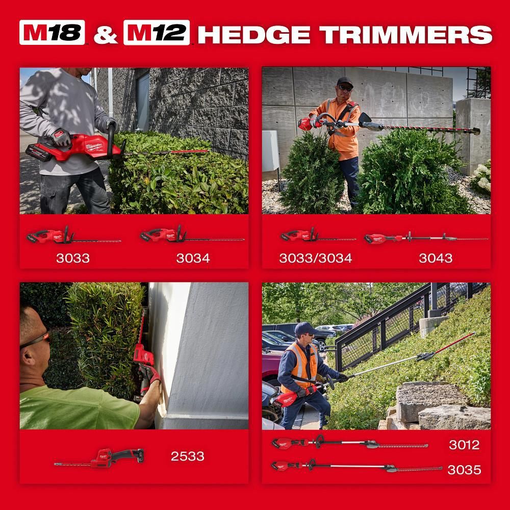 Milwaukee M18 FUEL 24 Inch Hedge Trimmer Kit, large image number 10