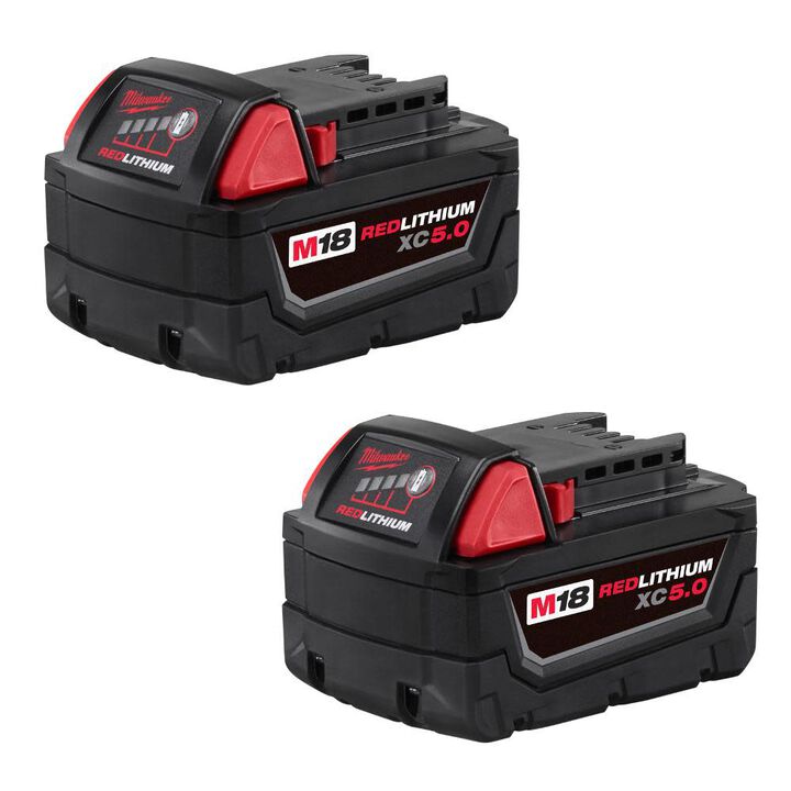 Milwaukee Promotional M18 REDLITHIUM XC5.0 2-Pack
