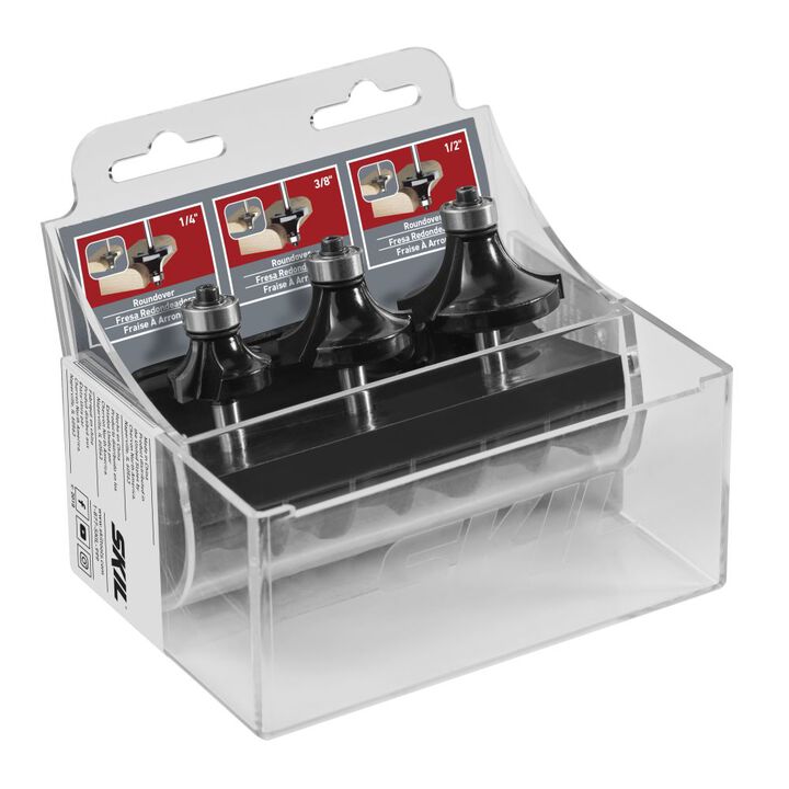 SKIL Carbide Roundover 3 Piece Set, large image number 1