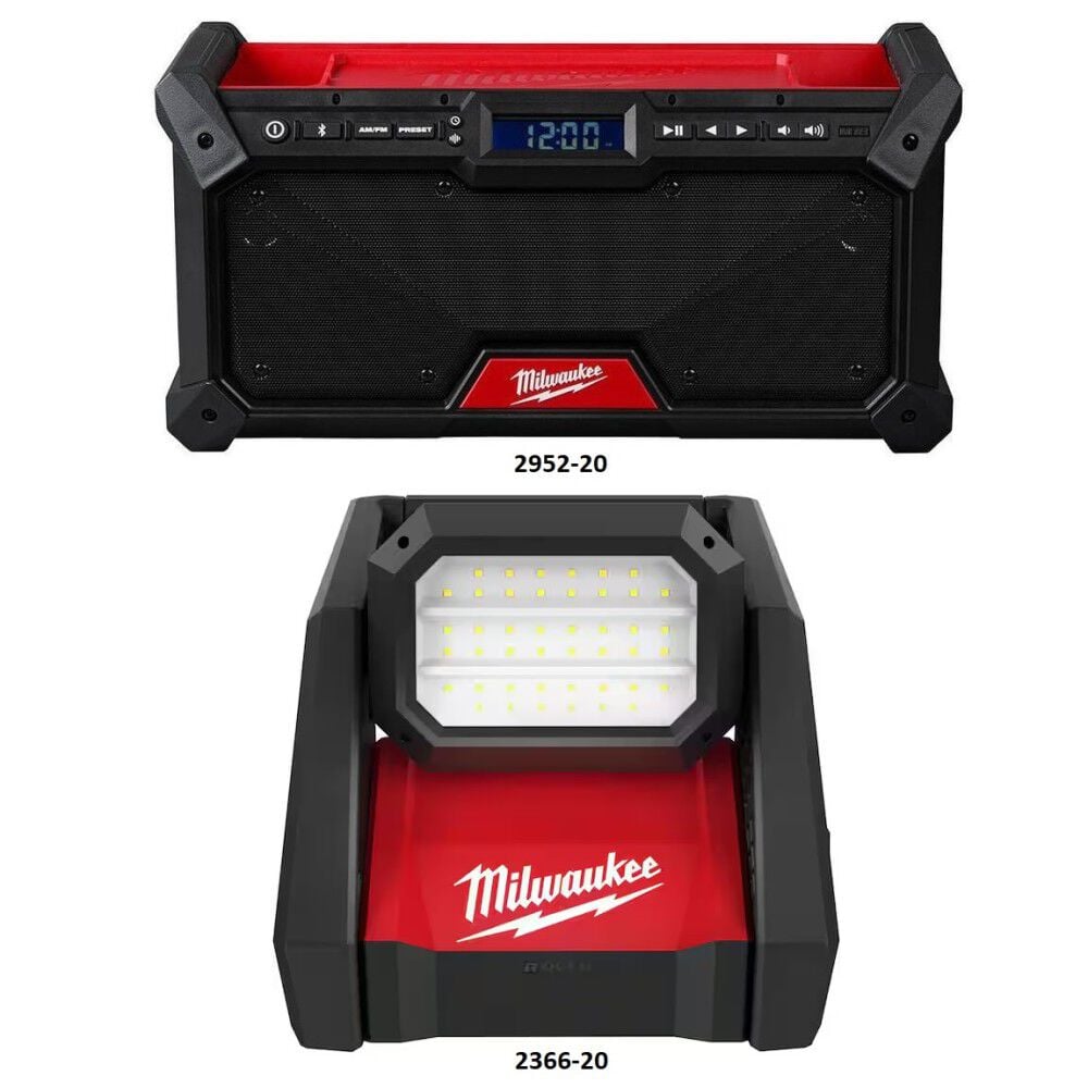 Milwaukee M18 Bluetooth Jobsite Radio Bare Tool And M18 Rover Dual Power Flood Light Bare Tool Bundle Mil000011394 Simolary simolary.com 6