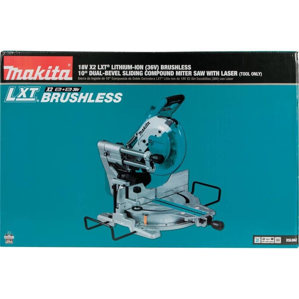 Makita 18V X2 (36V) LXT 10in Miter Saw with Laser (Bare Tool), large image number 18