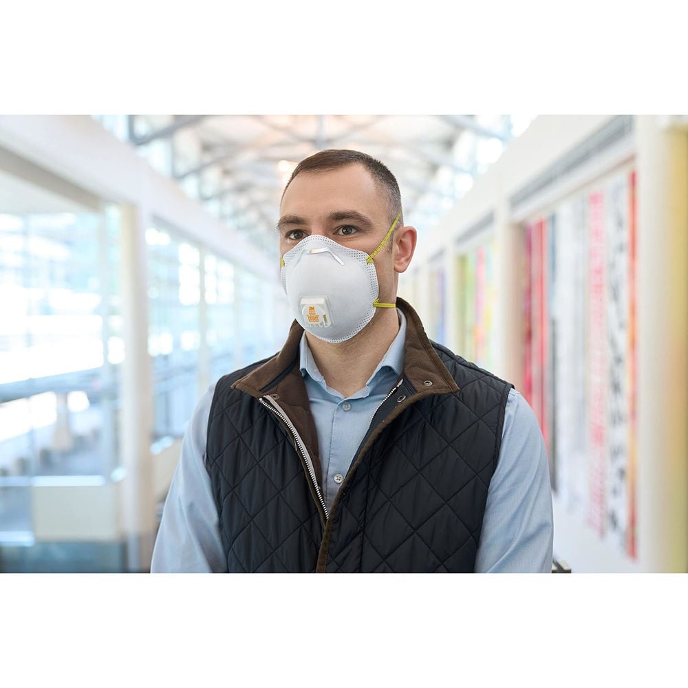 3M Cup Shaped Cool Flow Valve N95 Particulate Respirator - 10 Pack, large image number 7