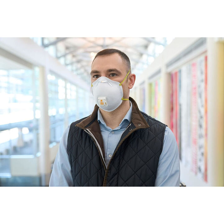3M Cup Shaped Cool Flow Valve N95 Particulate Respirator - 10 Pack, large image number 6